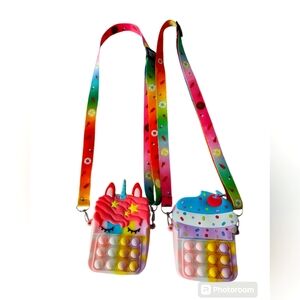 Pop-it purses for kids